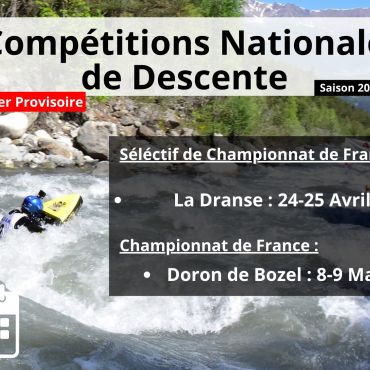 Prévisionnel Compétition NEV Descente 2027